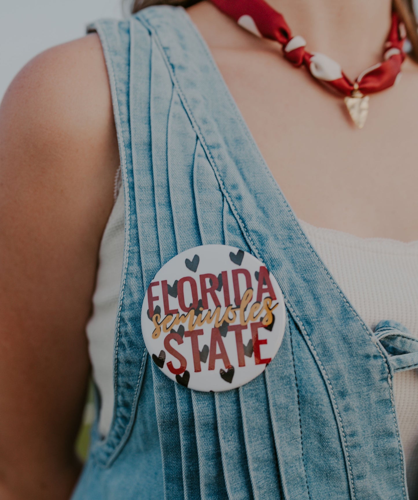 FSU Hearts Gameday Pin